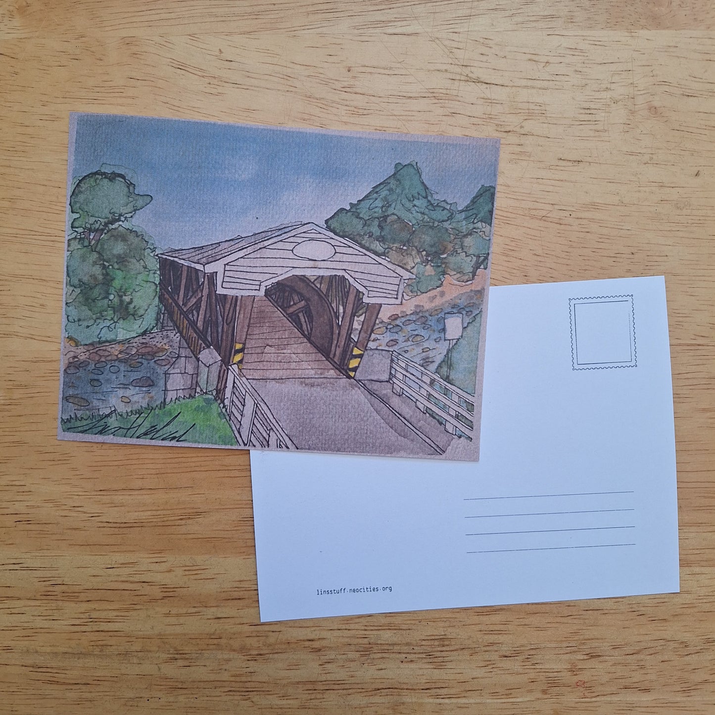 Postcard - Covered Bridge 4