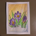 ACEO - Morning Crocus