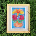 Original - Rage Bouquet - Framed Watercolor