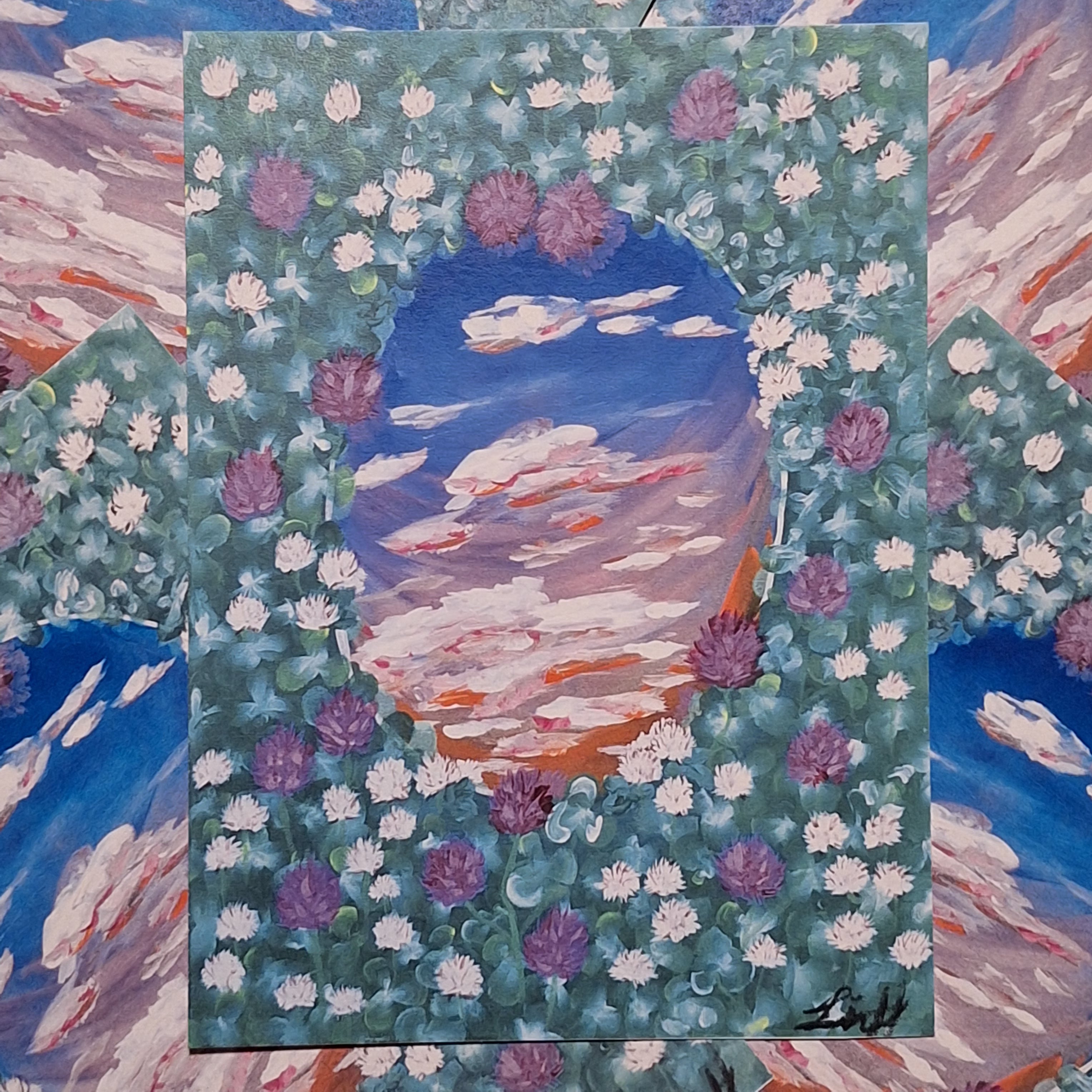Print - Clover Reflection Portal