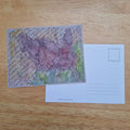 Postcard - Antique Lilac