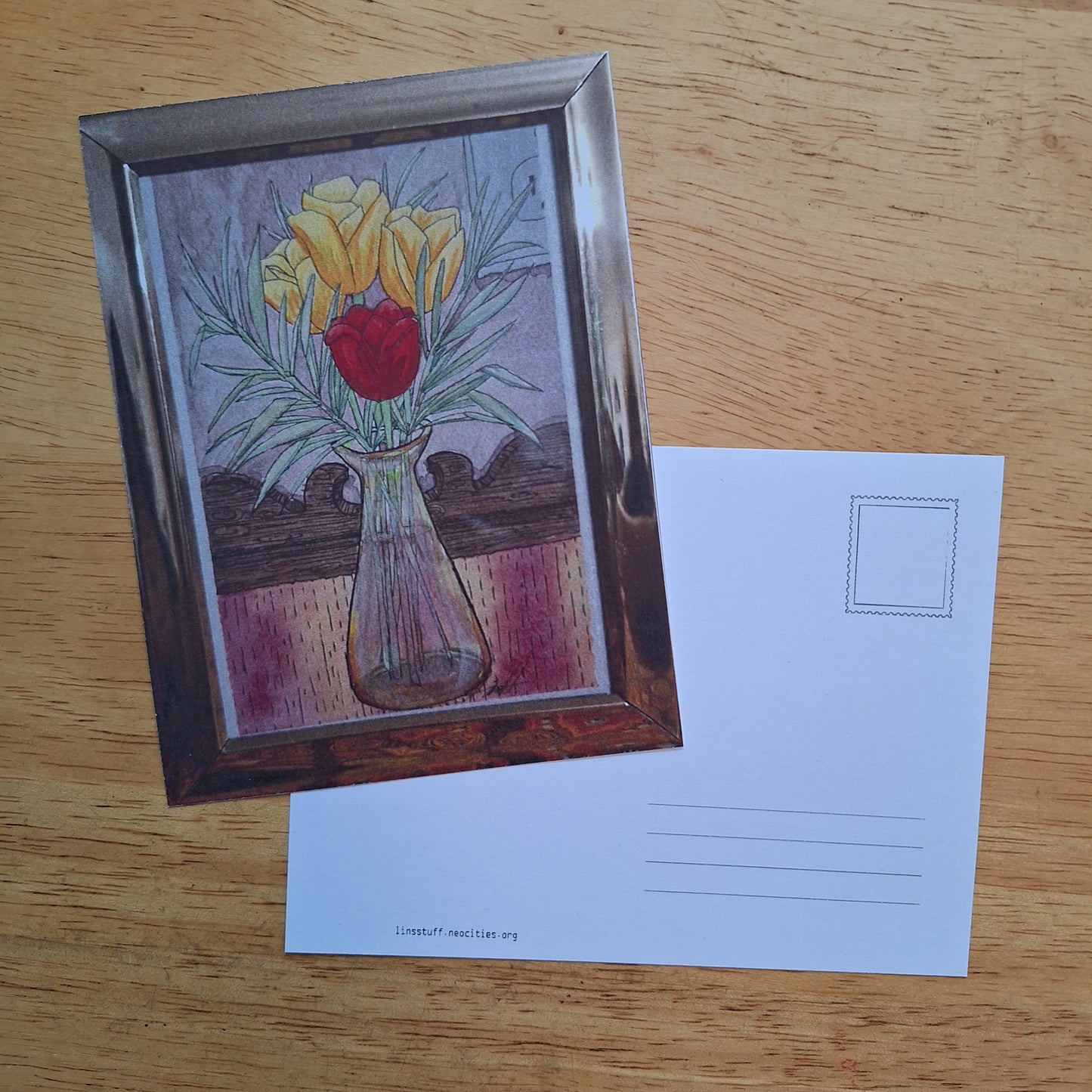Postcard - Tulips and Tarragon